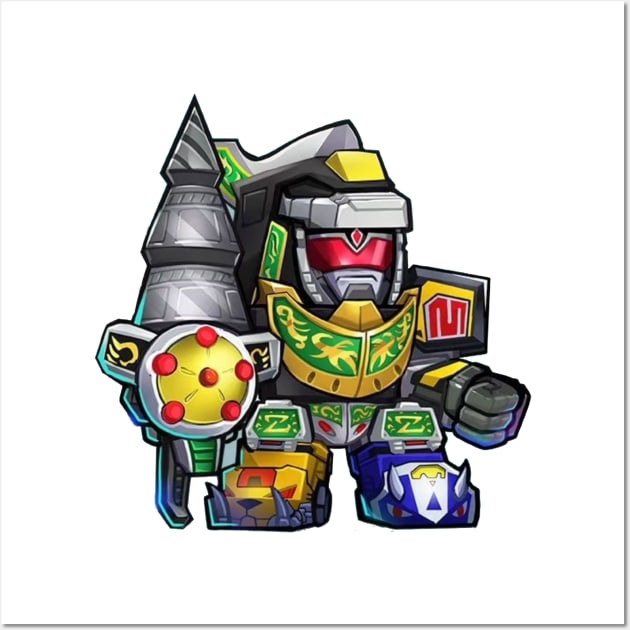 dragonzord Wall Art by mprokolo corgi